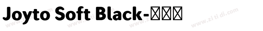 Joyto Soft Black字体转换